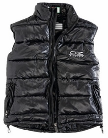 Gilet oz racing negru imbottito