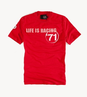 Tshirt 71 vintage race jersey rosu
